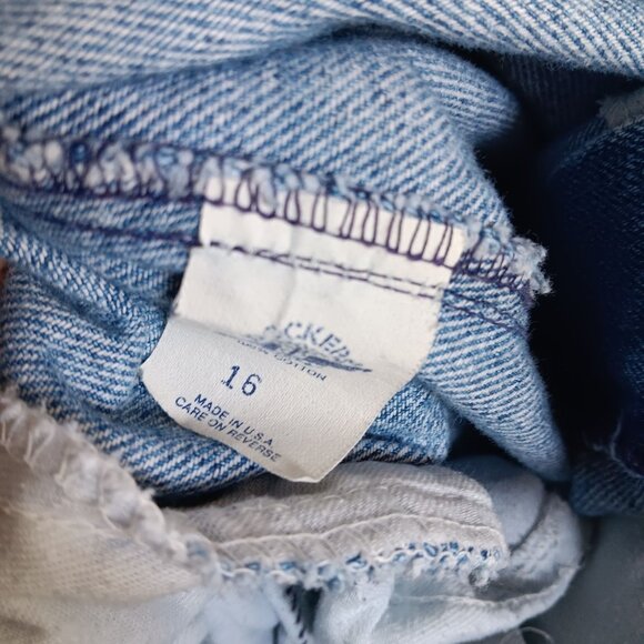 Vtg 90s Levis Women's Jeans Dockers Acid Wash Relaxed Fit High Rise Mom 16 33x30 - Picture 6 of 6